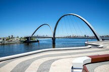 Go for a walk across Elizabeth Quay Bridge in Perth City Go for a walk across Elizabeth Quay Bridge in Perth City